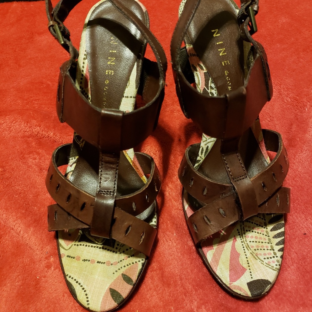 NWOT Nine & Company High Heel Sandals Size 6